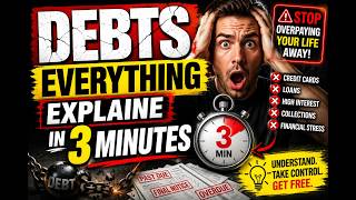 everything about debts in this 3 minutes video. EXPLAINED!