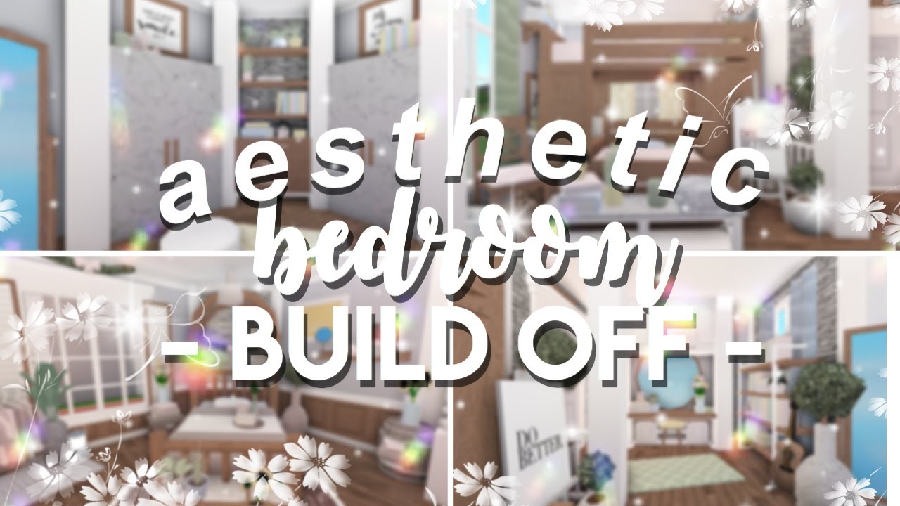 Roblox Bloxburg Aesthetic Bedroom Build Off W Fans Youtube