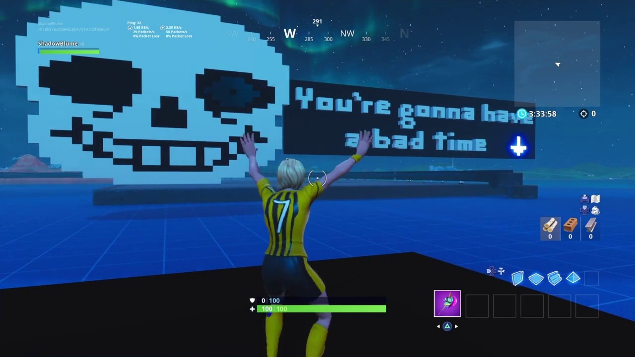 Undertale Megalovania | Fortnite Creative Island (with ...