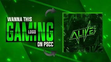HOW TO MAKE A GAMING TEXT LOGO ON PSCC || GAMING TEXT LOGO  || KAISE BANAYE GAMING LOGO💥🔥