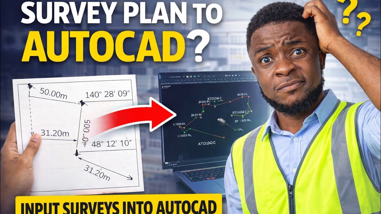 Input Survey Coordinates in AutoCAD (No Step Skipped!) - YouTube