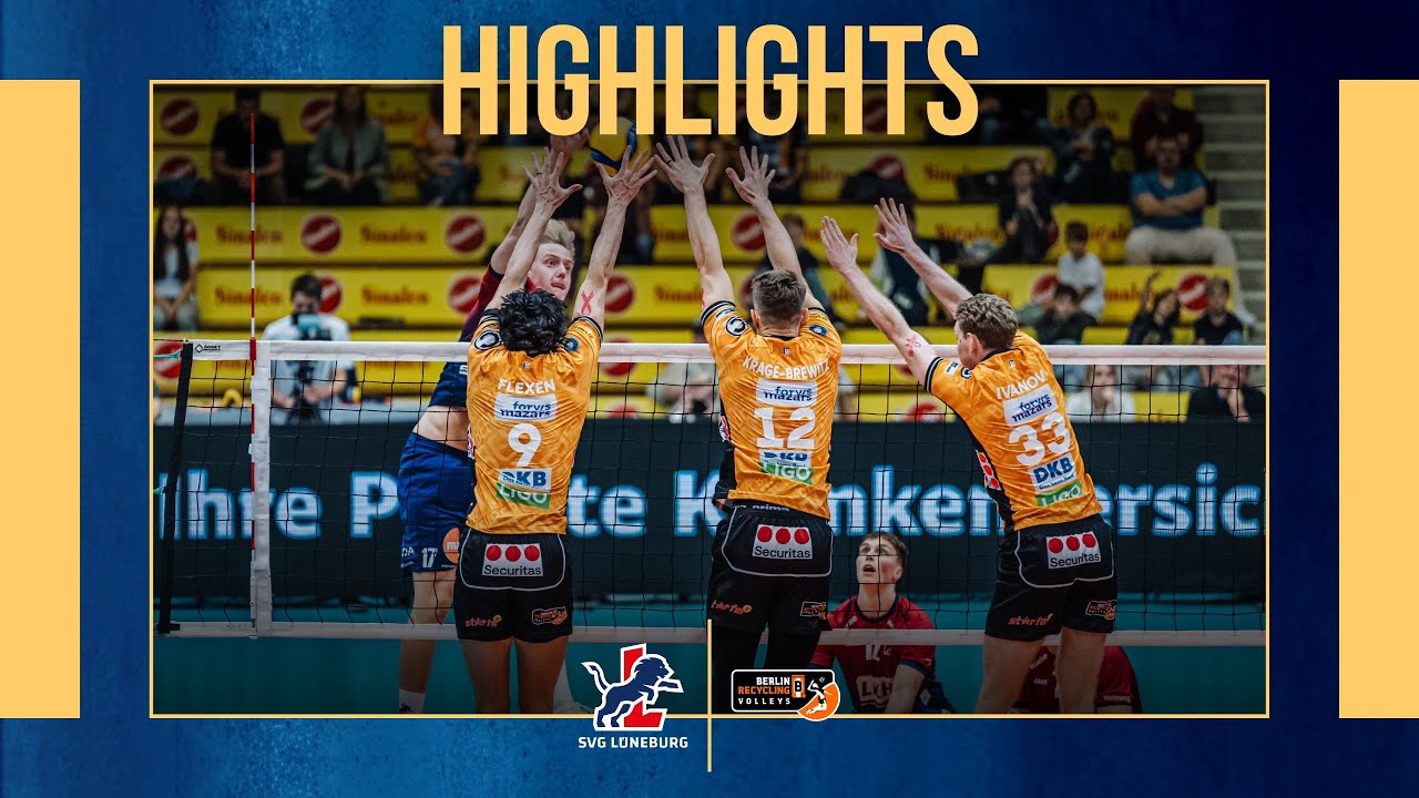 Highlights: SVG Lüneburg - Berlin Recycling Volleys