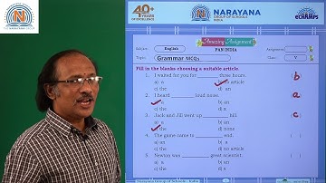 10TH DEC KN CLASS V ENGLISH AMAZING ASSIGNMENT KEY