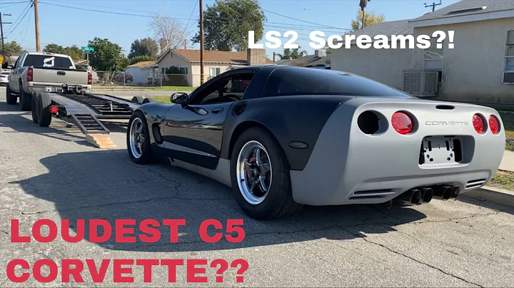 C5 corvette with Texas Speed headers + BTR Stage 3 cam exhaust POV