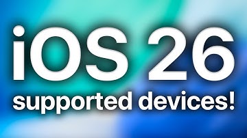 iOS 26 Supported Devices - Can you update? (iPhone & iPad)