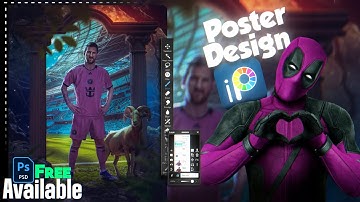 Poster over voetbalmanipulatie op Ibis Paint X-zelfstudie | Android en iOS