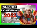 💙 10 Salones Escandinavos 2023 🎯 ¿Cómo decorar una sala de estar escandinava moderna y con estilo?