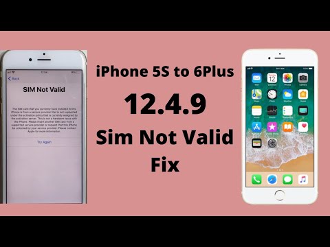 Carrier Lock!Sim Not Valid Fix on IOS 12.4.9 Latest Method 2021.