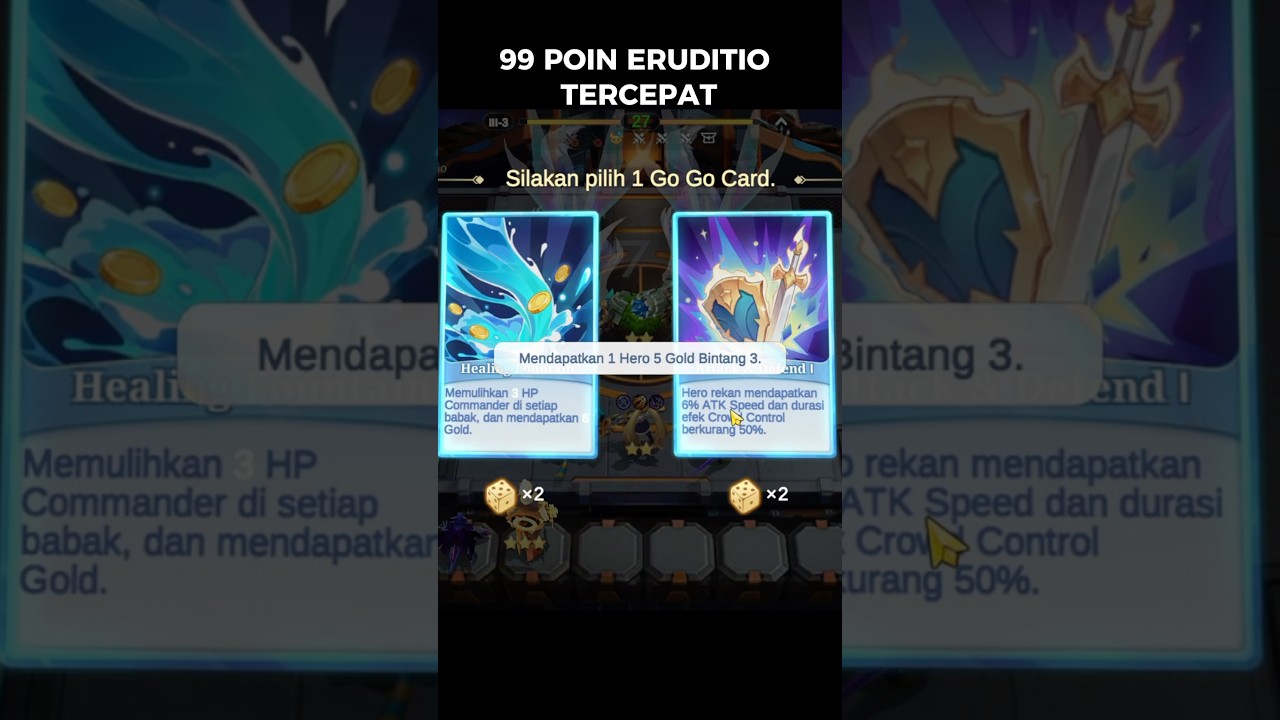 99 POIN ERUDITIO TERCEPAT DAPAT APA YA?? 