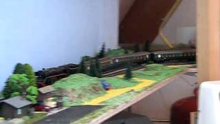 Te Treinen Door Het Landschapsegment