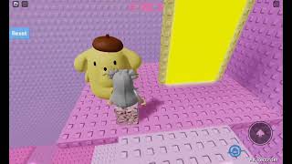 Playing Sanrio obby and seeing if im good at the obby!!!