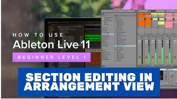 Ableton Live 11 Essential Training The Basics: Section editing in Arrangement View