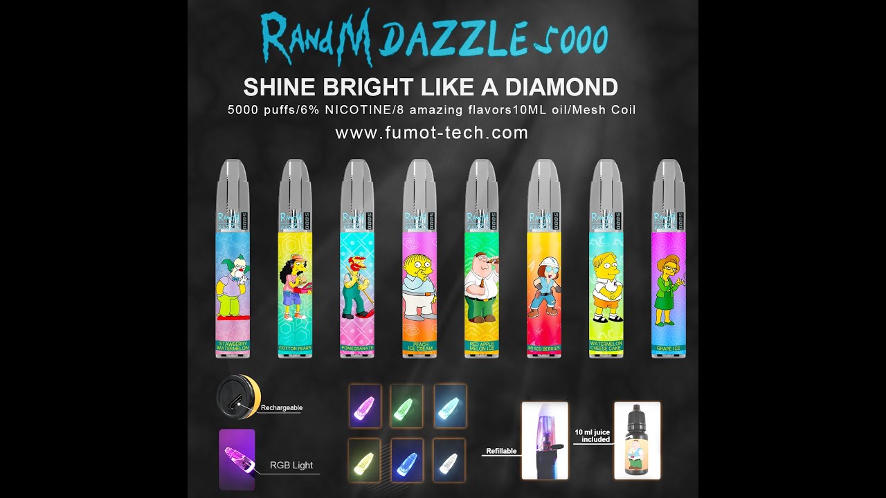 RandM Dazzle 5000 Disposable Vape Mod