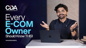 If You Run An Online Store, This Video Is For You! | E-Commerce Terms | CDA Academy