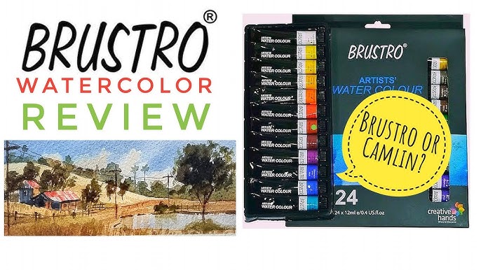 Brustro Kolinsky Imitation Watercolour Quill Mop Brush (Open Stock) -  Creative Hands