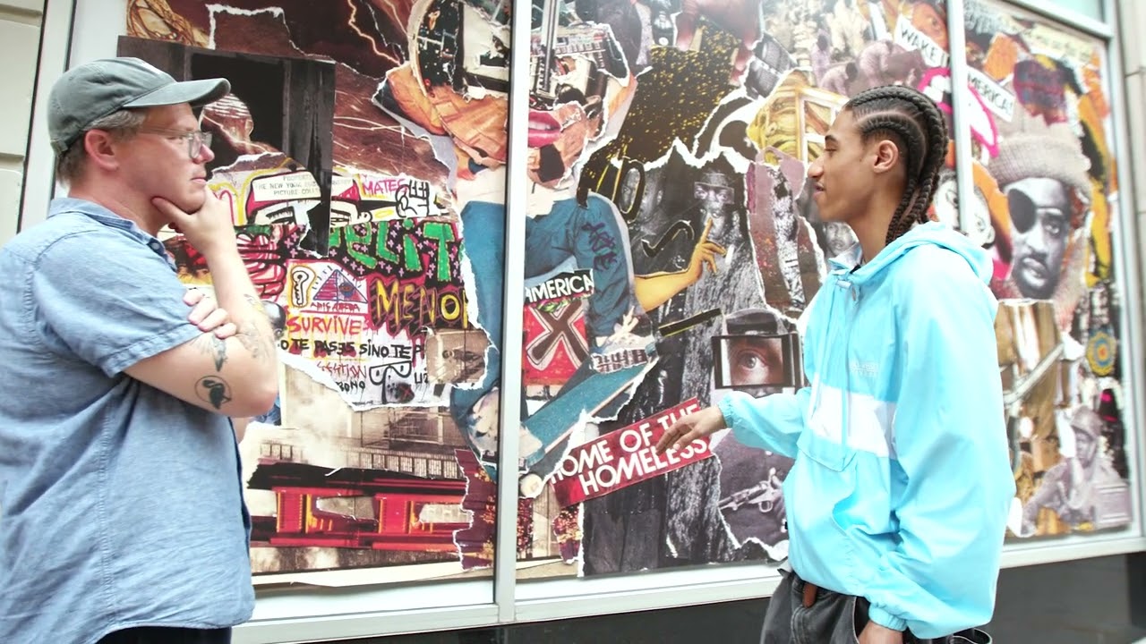 Idries Discusses 'sampling' Collaborative Hip-Hop Mural
