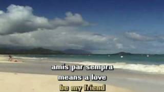 Karaoke - Amigos Para Siempre(Friends For Life) - Sarah Brightman & Jose Carreras chords