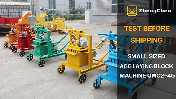 Small Egg Laying Concrete Block Machine QMC2-45