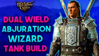 Baldur's Gate 3 - Dual Wield Abjuration Wizard Tank Build - Frost/Lightning Themed Wizard Guide