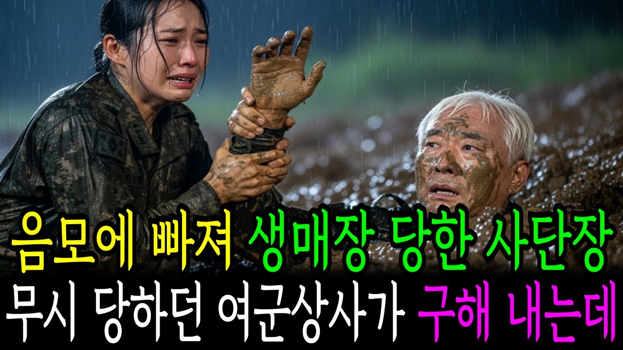 음모에 빠져서 매장 당한 사단장을 무시 당하던 여군 상사가 구해 내는데,,,