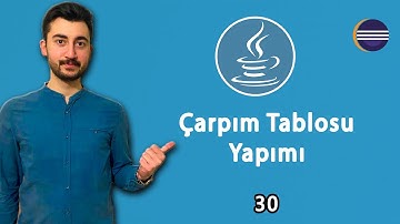 30) Java Dersleri : Çarpım Tablosu Örneği | PRATİK | EXAMPLE | JAVA | ECLİPSE | DÖNGÜLER | LOOPS |