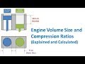 Piston Engine Volume Size and Compression Ratios (Explained and Calculated)
