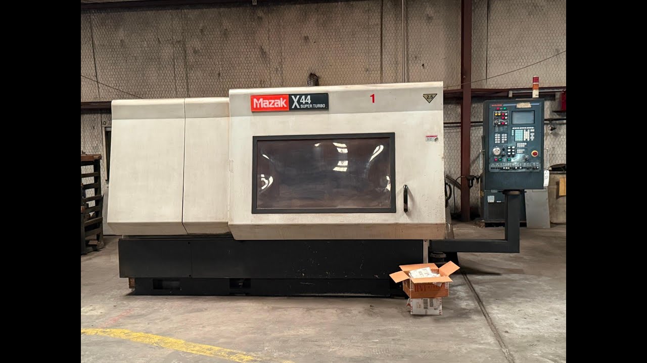 CNC & Fab Machines Auction: Lot 328 - 2006 MAZAK X44 SUPER TURBO 2500 W CO2 CNC LASER