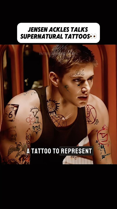 Jensen Ackles Talks Supernatural Tattoos👀 #shorts #jensenackles