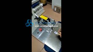 Toothpick Flags Folding Machine ZCUT-430 | Toothpick Flag Labels Application Machine - Yuanhan