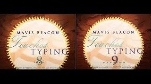 Mavis Beacon Teaches Typing Version 8 & 9 Intro Comparison (Typical Editions)