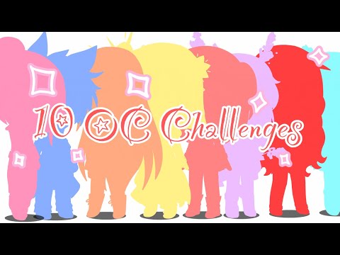Trying 10 OC Challenges in one video! ✨‼️