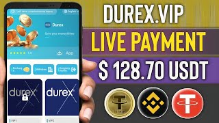 Durex.Vip New Usdt Earning Site Today|New Usdt Investment Project|Usdt Earning Site|Earn Free Usdt