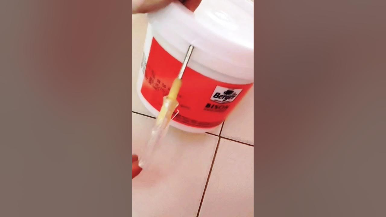 How to open Asian/Berger paints bucket 🪣🪛🗡️ shorts youtubshorts YouTube
