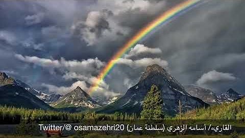 القارئ اسامه الزهري تلاوة بجودة عالية