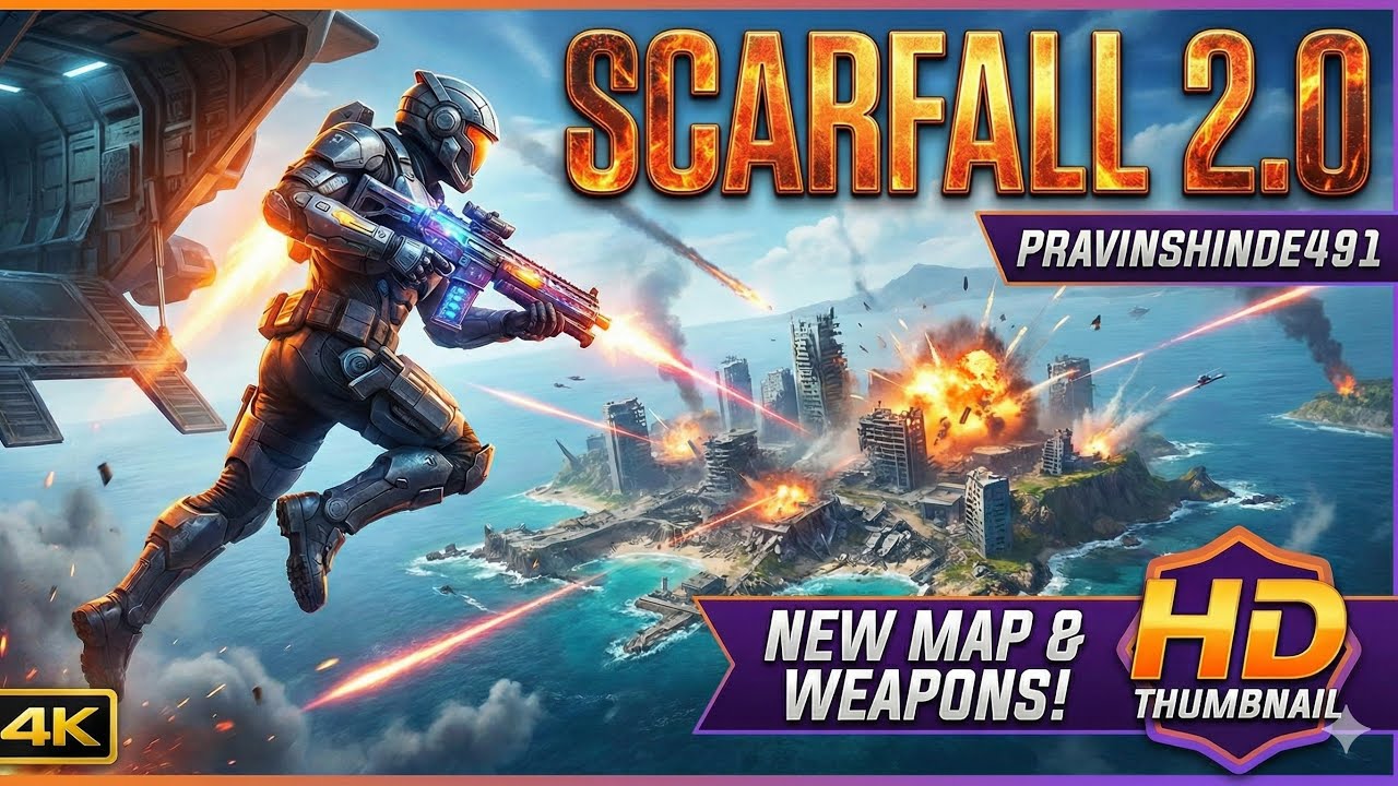 Hindi/Marathi Audience): Scarfall 2.0 Full Tabaahi Gameplay 😱 | PravinShinde491 Gaming