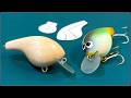 How to make a Fat-Shaped Crankbaits. || Balsa Wood Lures.