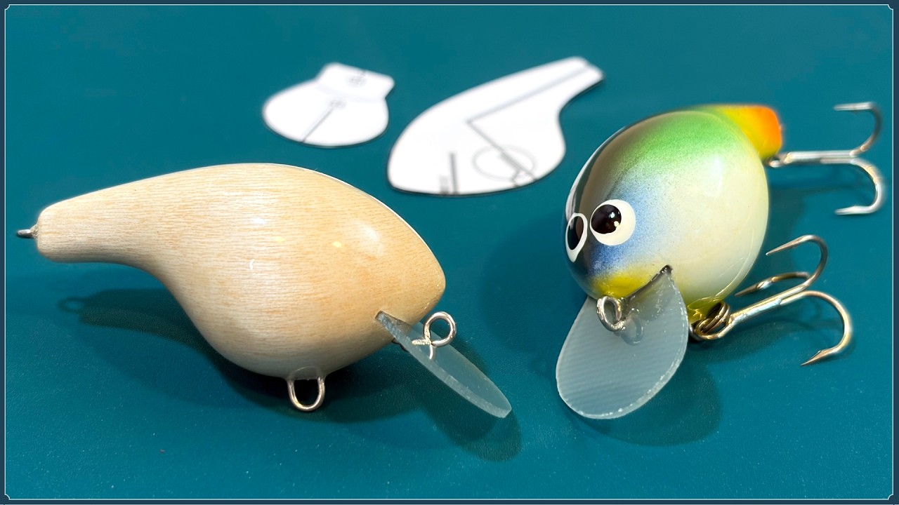 How to make a Fat-Shaped Crankbaits. || Balsa Wood Lures.