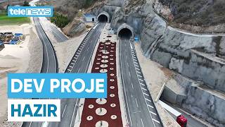 Çorumda Tarihi Açılış Kırkdilim Tünelleri Ve Yeni Çorum-Laçin Yolu Hizmete Giriyor Telenews Tv