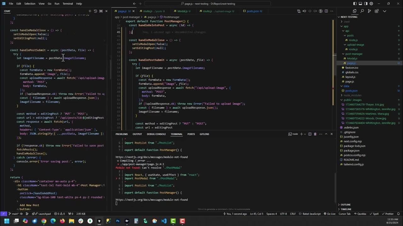 Cursor Editor - AI generated GUI for locally stored json file - YouTube