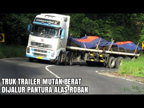 Truk Truk Trailer Muatan Berat Dijalur Pantura Alas Roban Batang Jawa Tengah Youtube