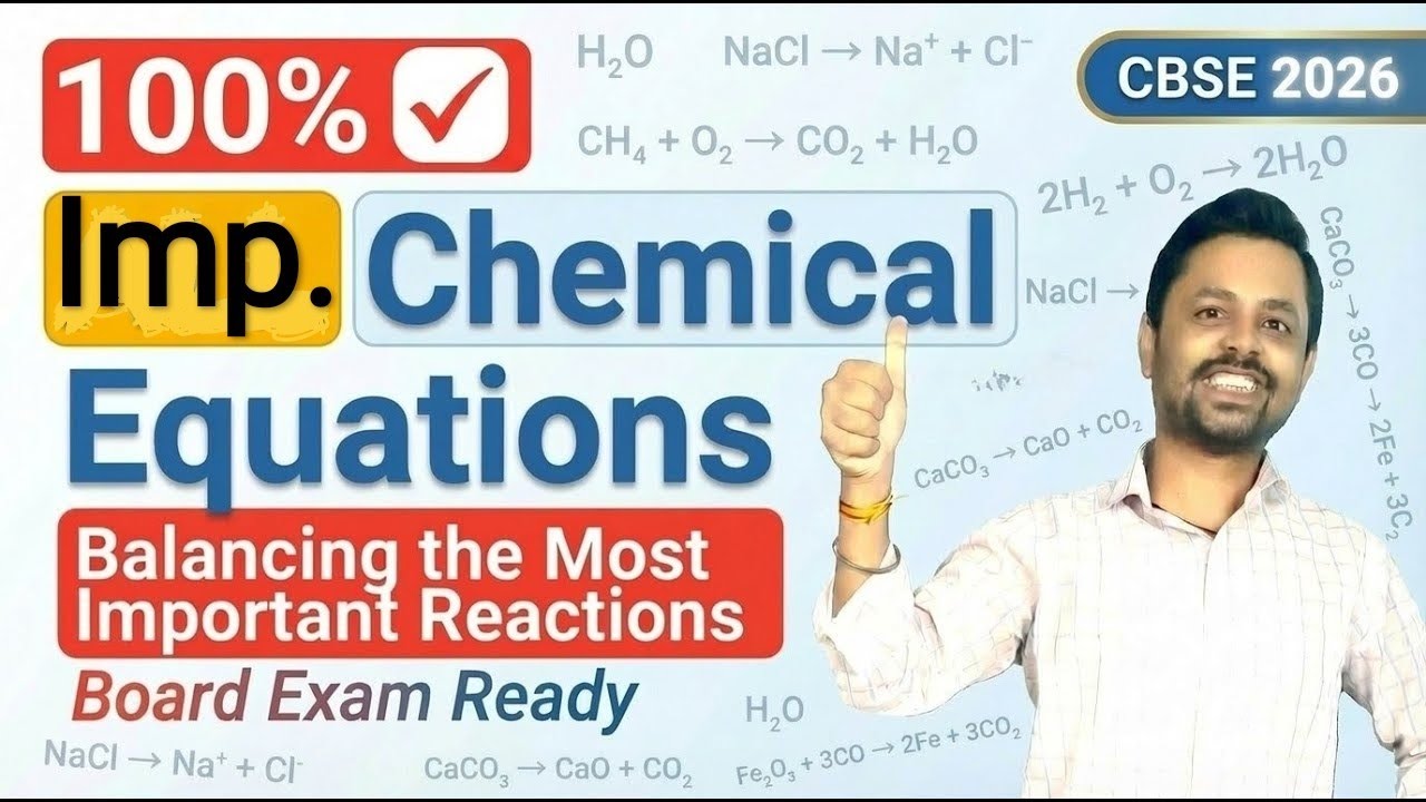 Experiments Balancing Explanation ✅ Class 10 Chemistry 