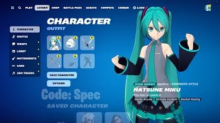 Fortnite x Hatsune Miku