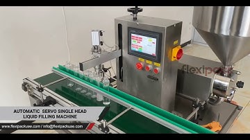 AUTOMATIC  SERVO SINGLE HEAD LIQUID FILLING MACHINE