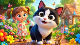 Meow Meow Billi Kerti Meow | म्याऊँ म्याऊँ बिल्ली करती म्याऊँ | Hindi Rhyme | Nursery Rhyme For Kids