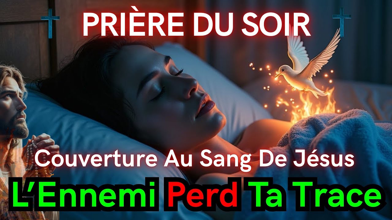 🩸🌙 LAISSER TOURNER CETTE PRIÈRE TOUTE LA NUIT — SANG DE JÉSUS, BOUCLIER CONTRE LA SORCELLERIE 🛡️