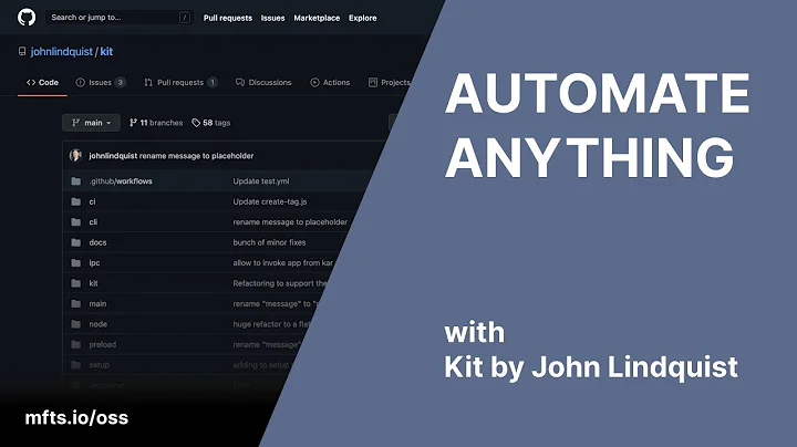 Automate Anything with Kit by John Lindquist #open...