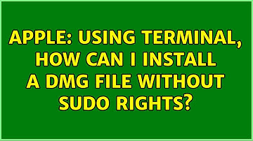 Apple: Using terminal, how can I install a DMG file without sudo rights?