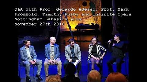 Infinite Opera | Q&A with Prof. Gerardo Adesso, Pr...
