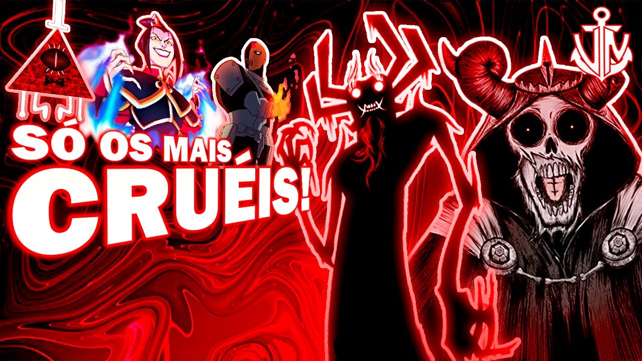 Vilões de DESENHOS que são PURA MALDADE! 😈🔥