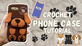 Phone Case Crochet (Dog) Freehand